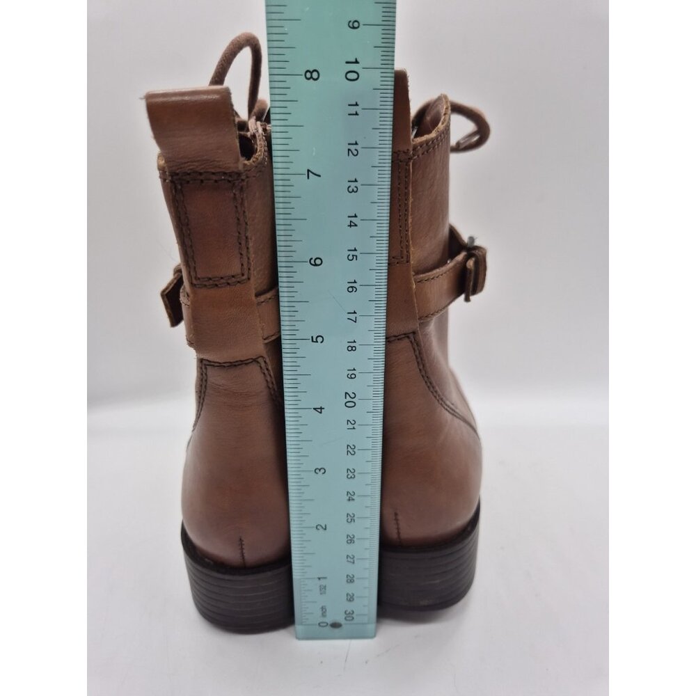 Naturalizer Women's Ankle Boots Size 6.5 Brown Lace Zip Sycamore (500) - Picture 9 of 10